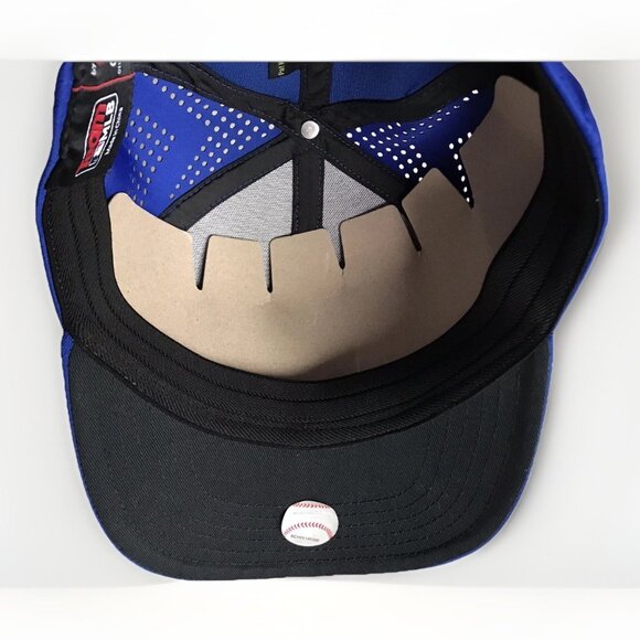 OC Sports Team MLB Men's Strapback Hat Blue OSFM New York Mets Embroidered - Picture 5 of 6